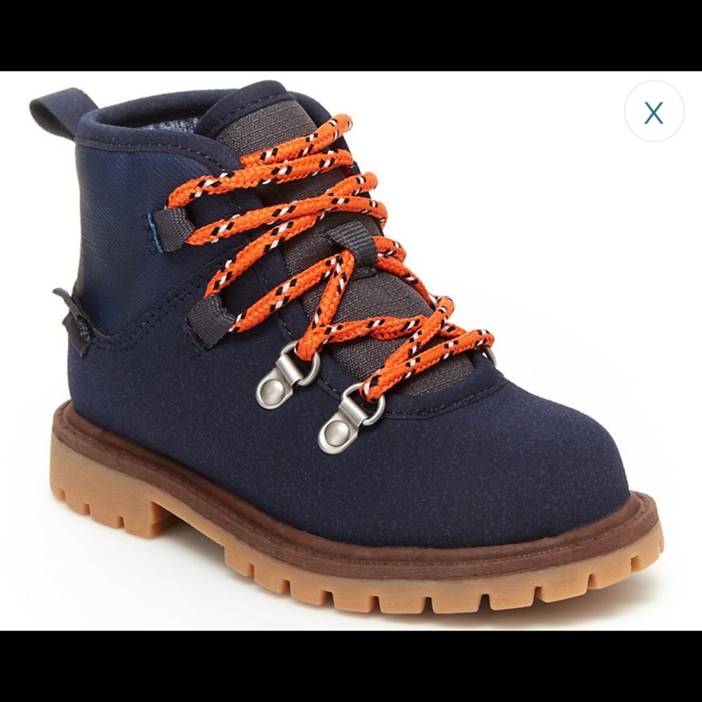 Carter Cason Navy Boot SZ 9